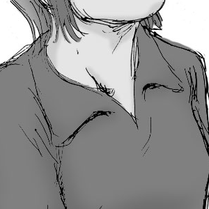 ちょっと見上げる