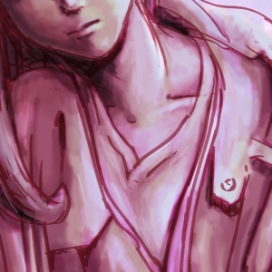 Pray for yourself 憂い顔